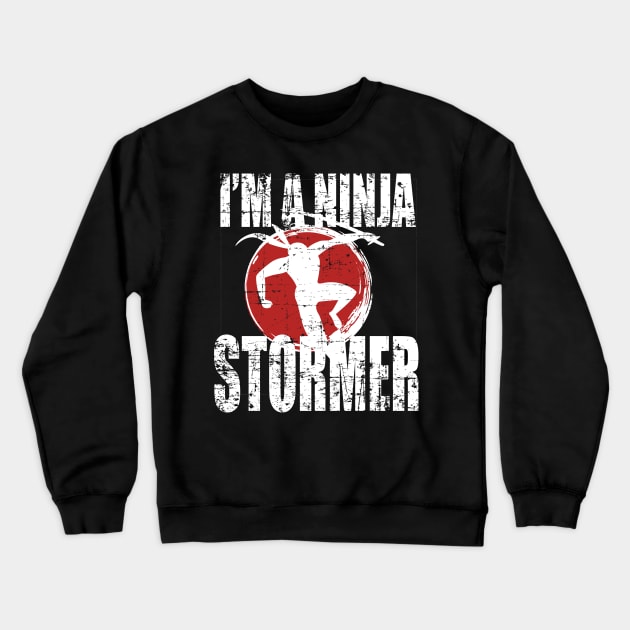 They Can't Stop Us Ninja Storm Crewneck Sweatshirt by liolakimber